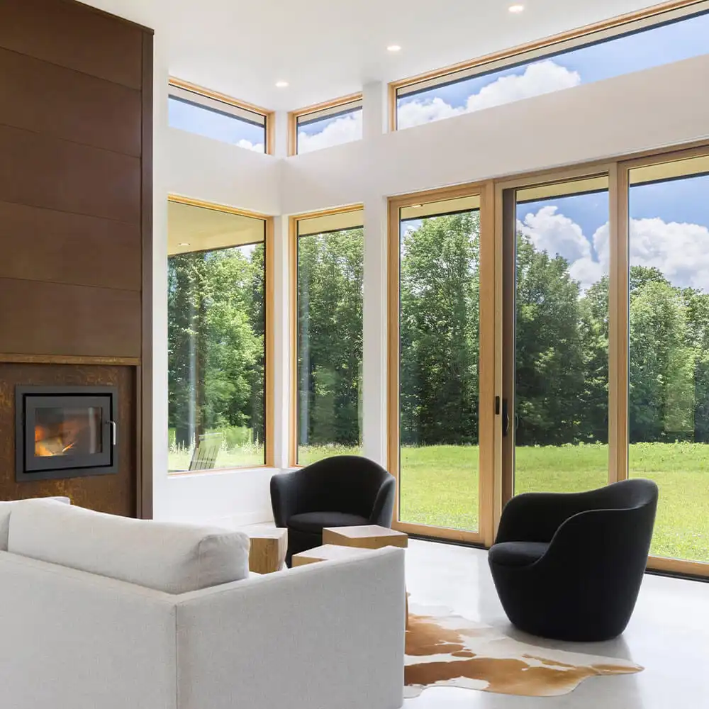 Aluminum clad wood door(1)