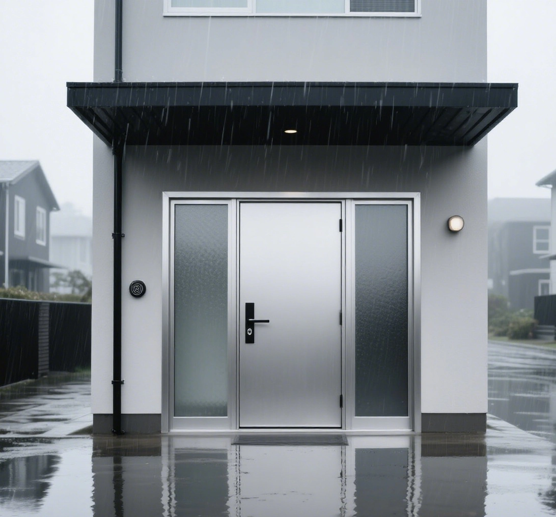 aluminum front door