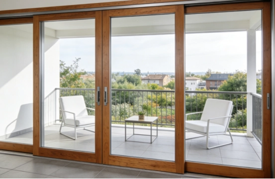 aluminum-clad wood sliding patio doors